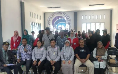 Warga Kecamatan Teluk Pandan Antusias dan Ikuti Sosialisasi Layanan Aduan SP4N LAPOR