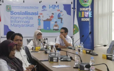 Agar Jadi Penyampai Informasi yang Baik, Diskominfo Staper Kutim Sosialisasikan KIM kepada 18 Kecamatan