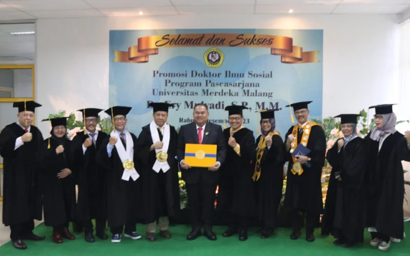 Selamat! Kadis Kominfo Staper Kutim Lulus di Sidang Terbuka Program Pascasarjana Promosi Doktor, dengan Hasil Memuaskan