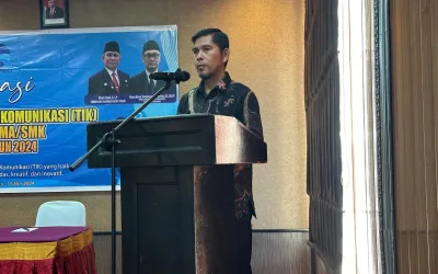 Kabid TIK Diskominfo Kutim Sulisman Minta Pelajar Gunakan TIK untuk Hal Positif