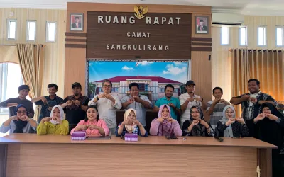 Diskominfo Staper Kutim Adakan Pelatihan Pengelolaan Website KIM.ID di Kecamatan Sangkulirang