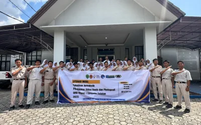 Belajar Jadi Kreator Positif, Puluhan Siswa SMAN 1 Sangsel Ikuti Pelatihan Jurnalistik dan Reels di Diskominfo Kutim