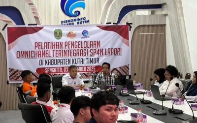 Tingkatkan Kualitas Pelayanan Publik, Diskominfo Staper Kutim Gelar Pelatihan Pengelolaan Omnichannel Terintegrasi SP4N-LAPOR!