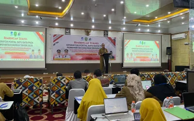 Optimalisasi Satu Data, Diskominfo Staper Kutim Gelar Bimtek Operator Portal Data Daerah 2026