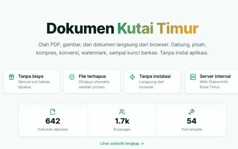 Inovasi Diskominfo Staper Kutai Timur: Panduan Penggunaan Layanan Dokumen Digital Gratis