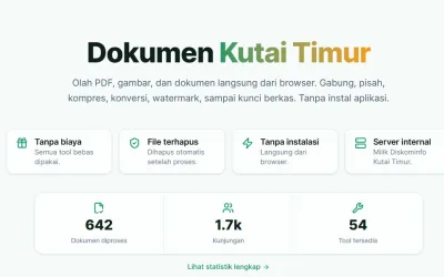 Inovasi Diskominfo Staper Kutai Timur: Panduan Penggunaan Layanan Dokumen Digital Gratis
