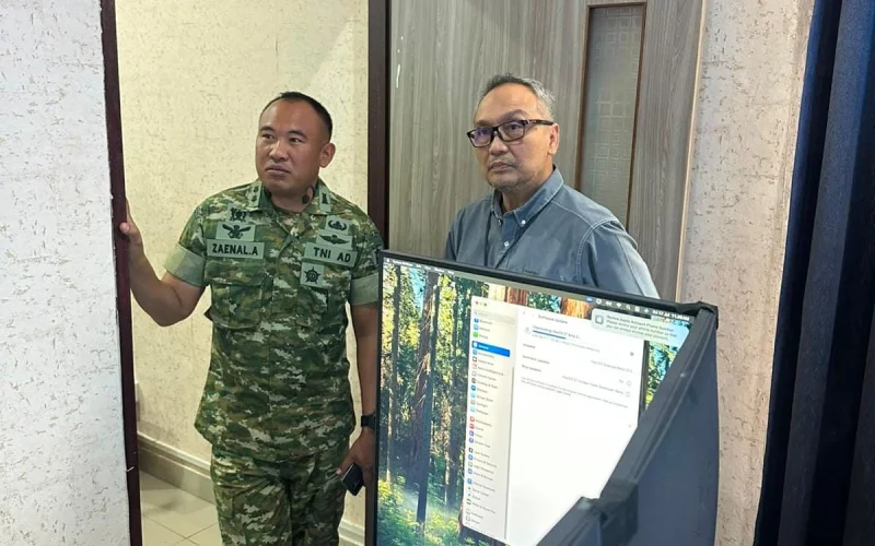 Sinergi TNI dan Pemkab Kian Kuat, Dandim 0909/KTM Kunjungi Diskominfo Kutim