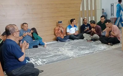 Ruang Media Center Diskominfo Perstik Kutim Rampung, Pihaknya Gelar Doa Selamat
